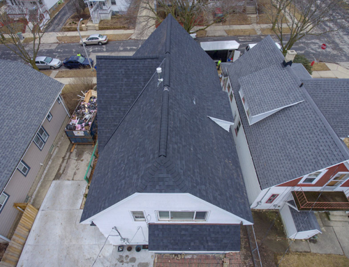 Wisconsin Roofing LLC | Drone | Residential | Wauwatosa | Certainteed PRO | Moire Black